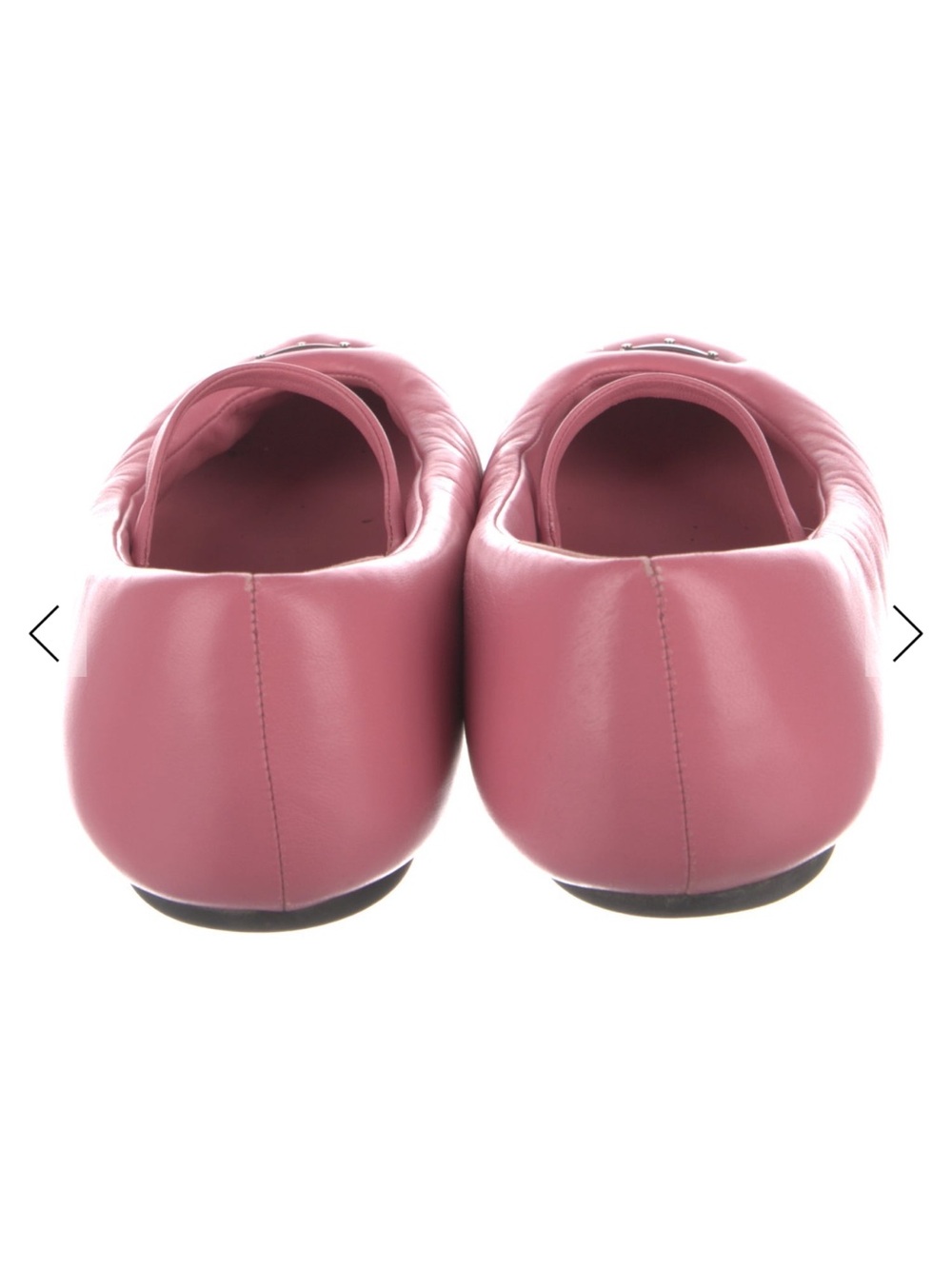 Prada Rose Pink Leather Mary Jane Flats - Picture 2 of 3